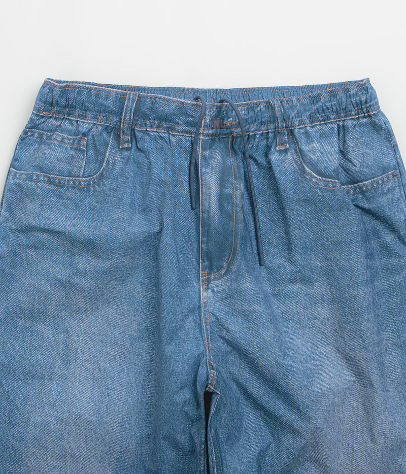 Wasted Paris x Umbro Trompe L'Oeil Overpants in Washed Blue
