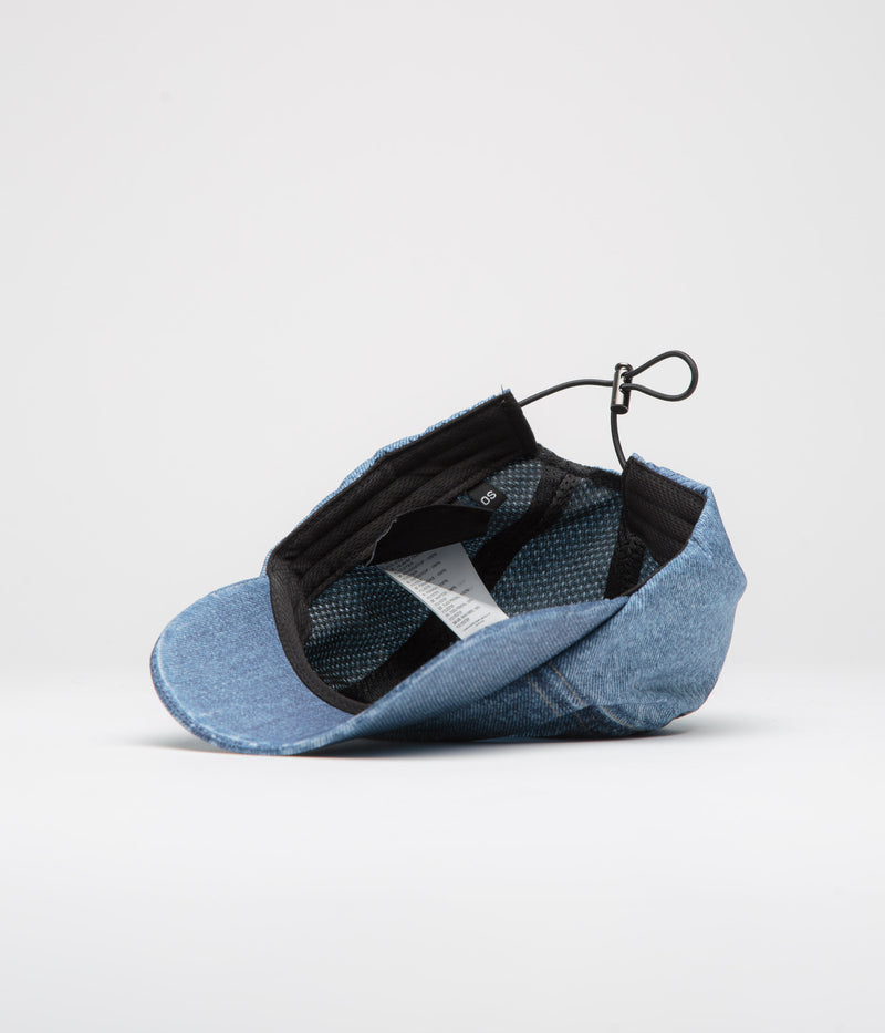 Wasted Paris x Umbro Trompe L'Oeil Track Cap in Washed Blue