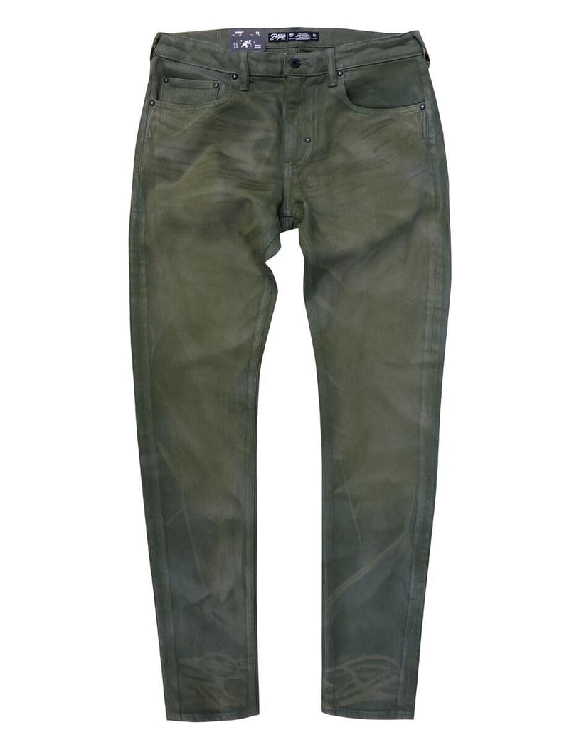PRPS 32 / ARMY GREEN WAX MODE JEAN