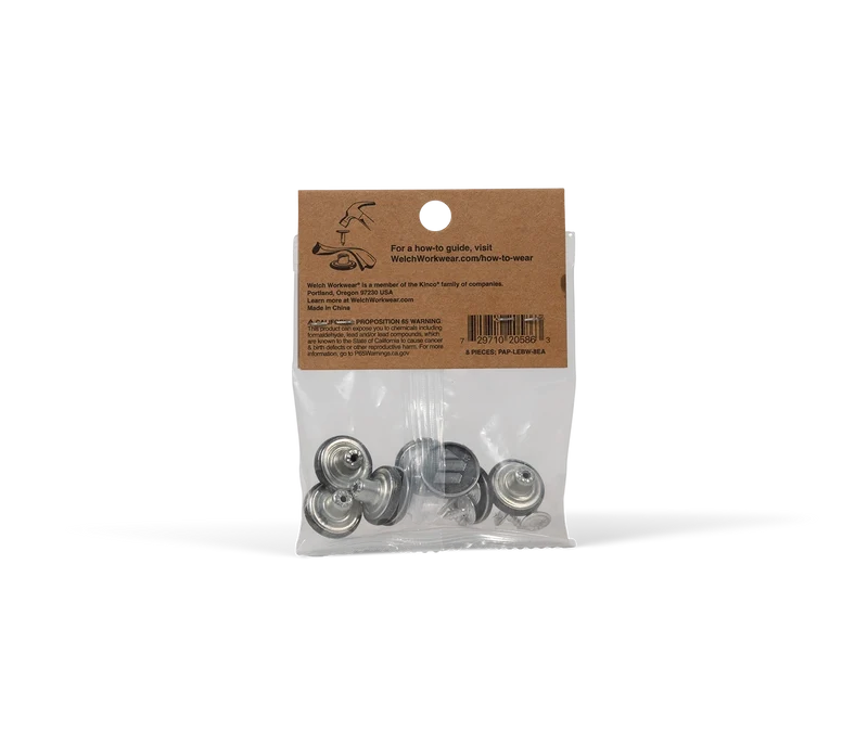 Welch Leather End Button Pack