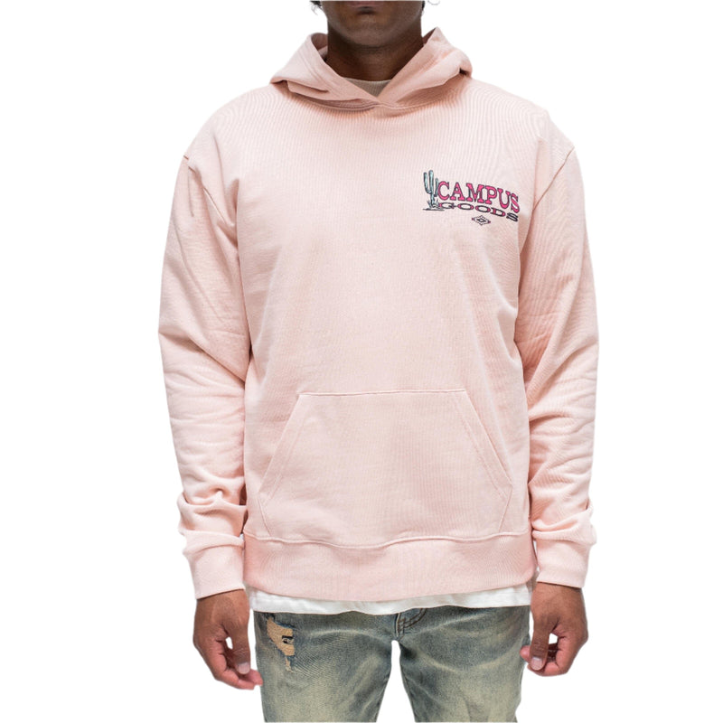 CAMPUS S / pink Western Hoodie