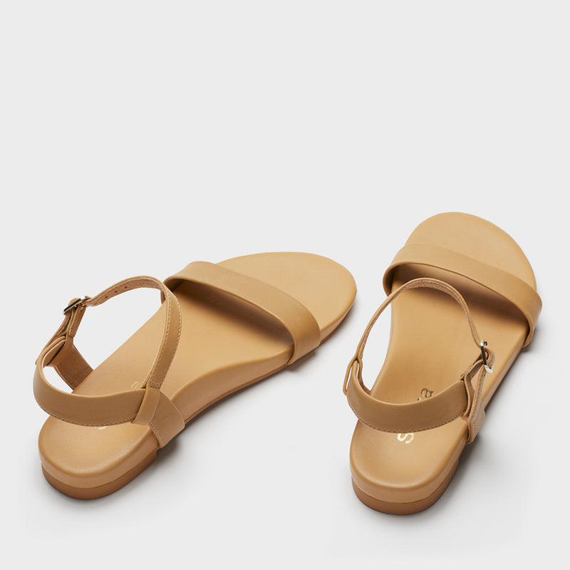 Sécra Willow tan leather sandals