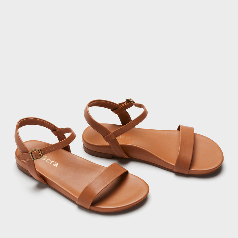 Sécra Willow ochre leather sandals
