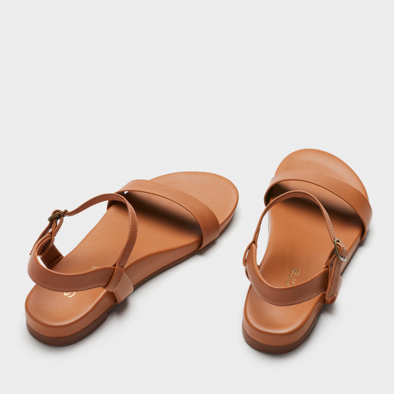Sécra Willow ochre leather sandals