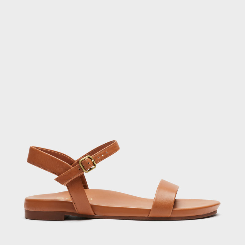 Sécra Willow ochre leather sandals