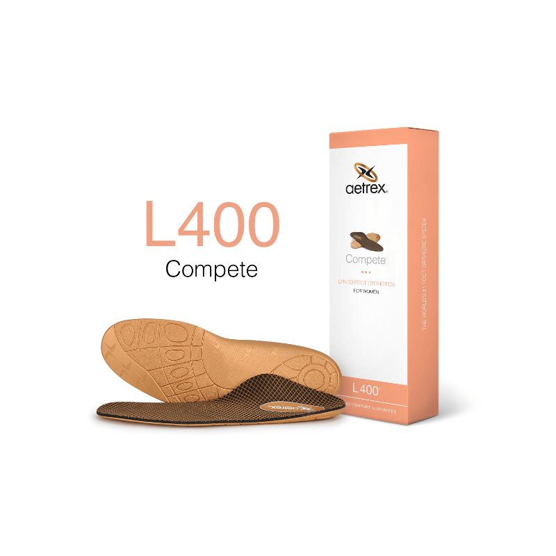 Women's Aetrex L400 Compete Med/High Arch Orthotic