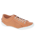 Women's Andrea Conti Sneaker Perf - Papaya