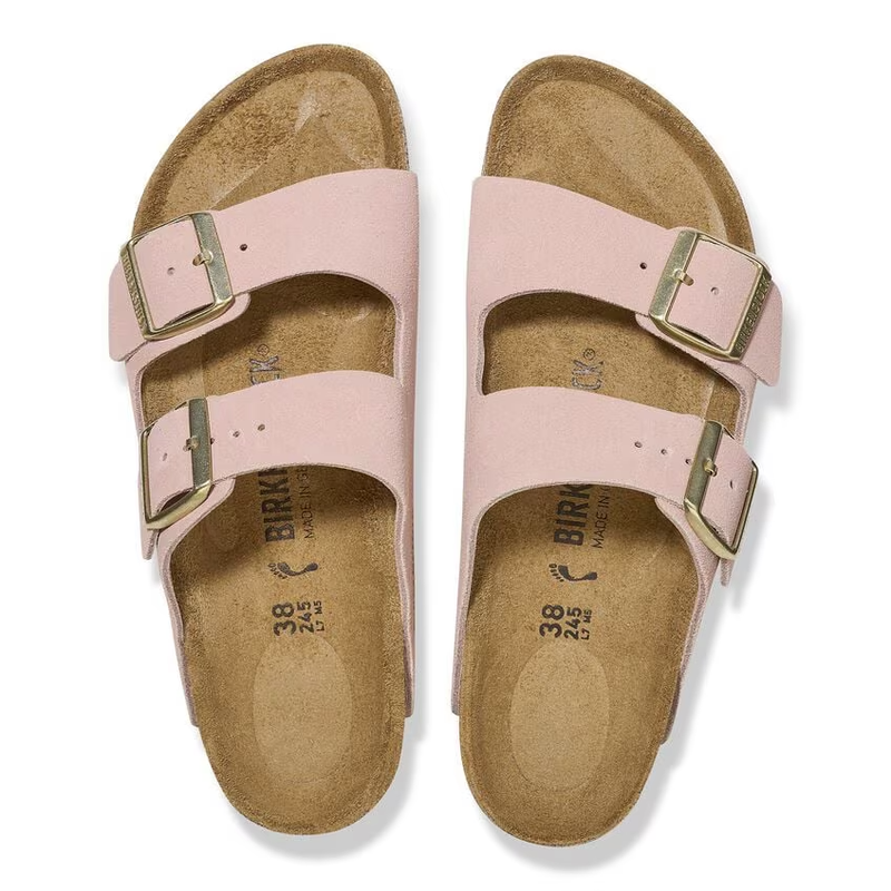 Women's Birkenstock Arizona - Light Rose Suede