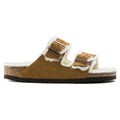 Women’s Birkenstock Arizona Shearling – Mink/Natural