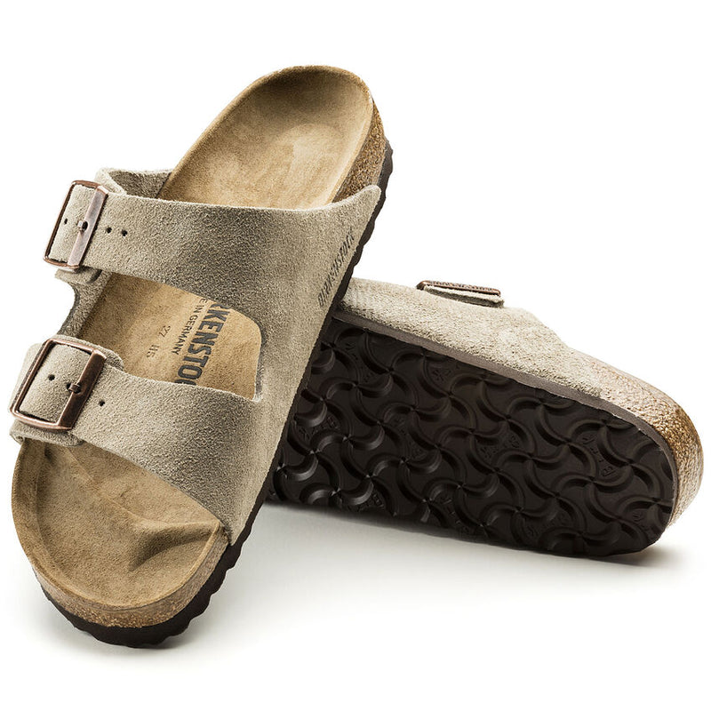Women's Birkenstock Arizona - Taupe Suede