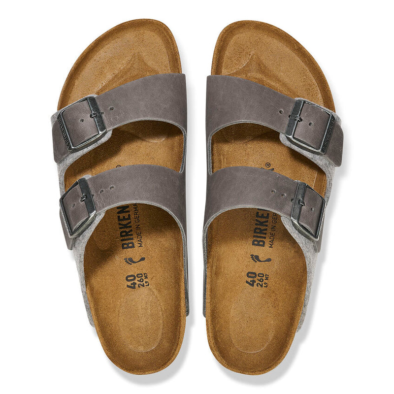 Women’s Birkenstock Arizona Wool – Light Grey/Iron
