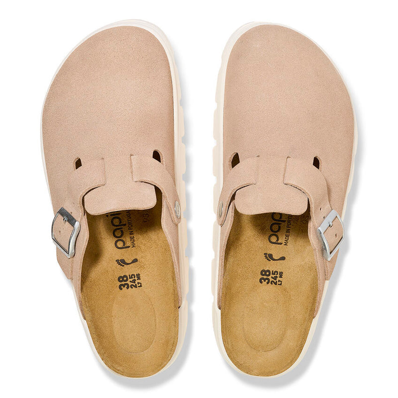 Women’s Birkenstock Boston Chunky – Warm Sand Suede