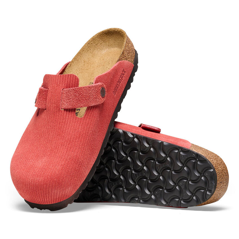 Women’s Birkenstock Boston Corduroy – Sienna Red