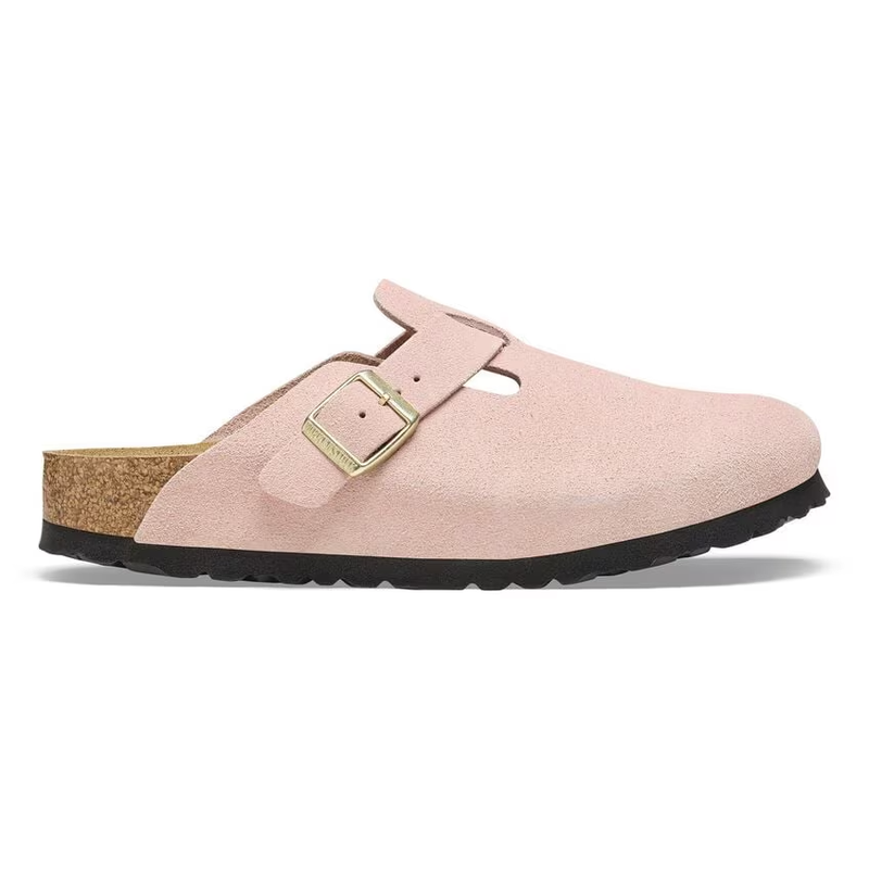 Women's Birkenstock Boston - Light Rose Suede