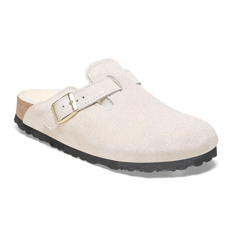 Women’s Birkenstock Boston Shearling – Antique White