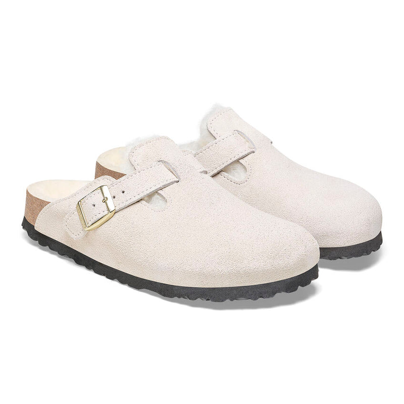 Women’s Birkenstock Boston Shearling – Antique White