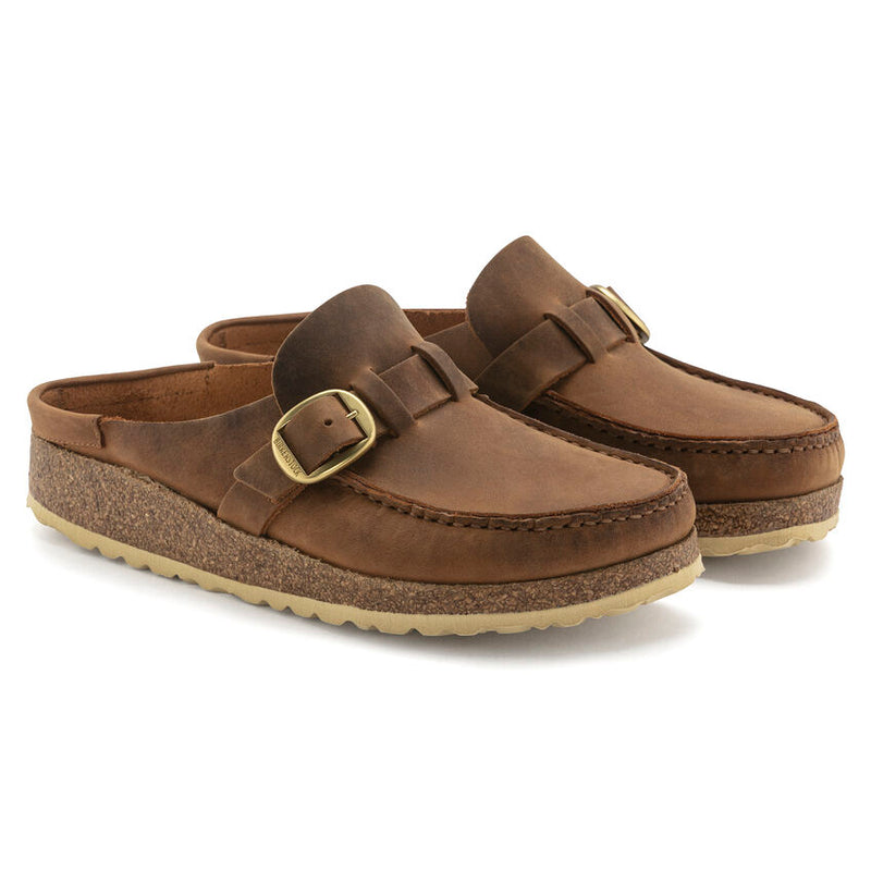 Women’s Birkenstock Buckley – Cognac Oiled Leather