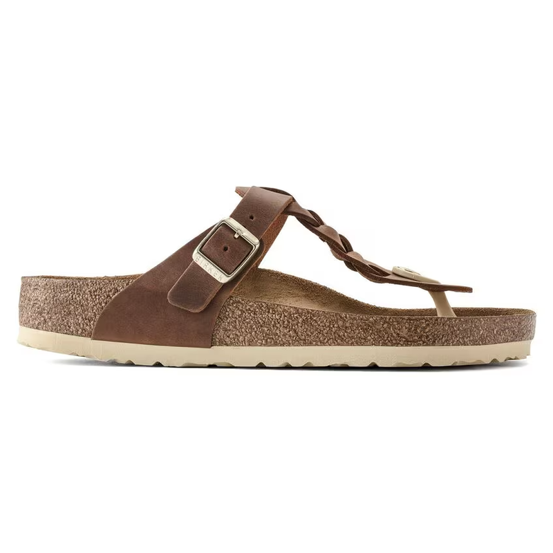 Women's Birkenstock Gizeh Braid - Cognac