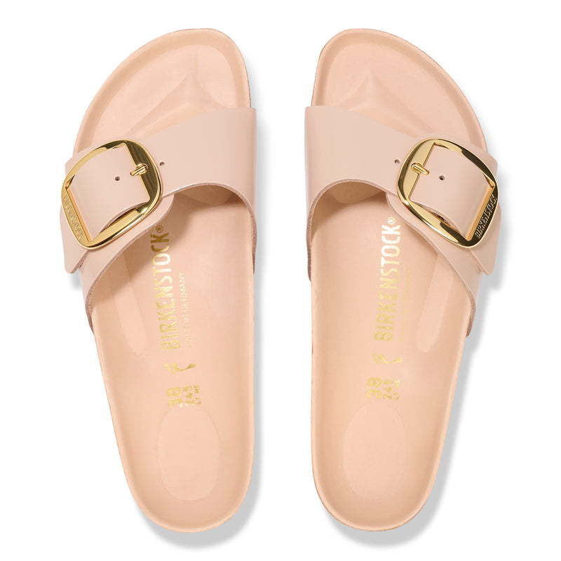 Women’s Birkenstock Madrid Big Buckle – High Shine Beige