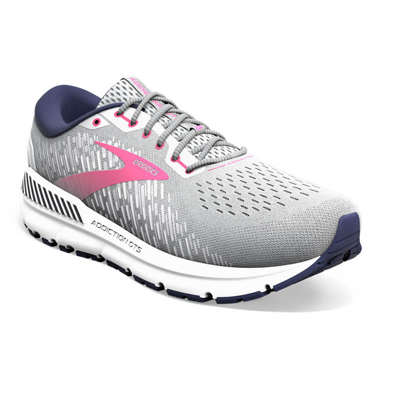 Women’s Brooks Addiction GTS 15 – Oyster/Peacoat/Lilac Rose