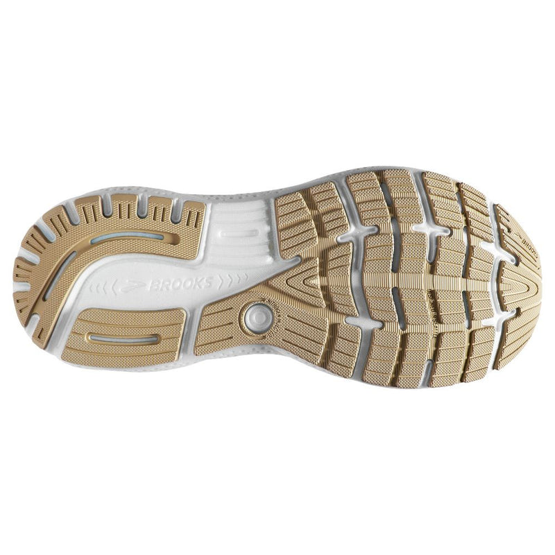 Women’s Brooks Ghost 16 – White/Grey/Estate Blue