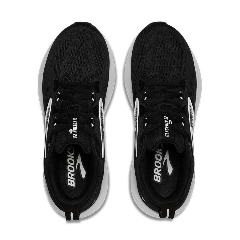 Women's Brooks Glycerin 22 - Black/Grey/White