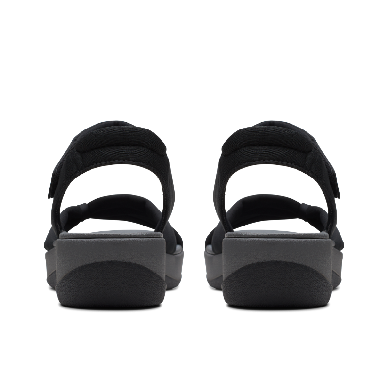 Women's Clarks Arla Shore - Black Textile