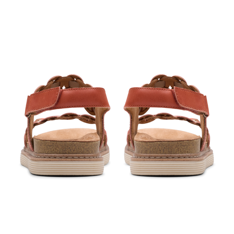 Women's Clarks Arwell Glide - Orange Combi