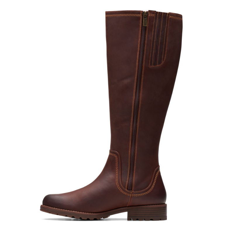 Women's Clarks Aspra Hi Boot - British Tan