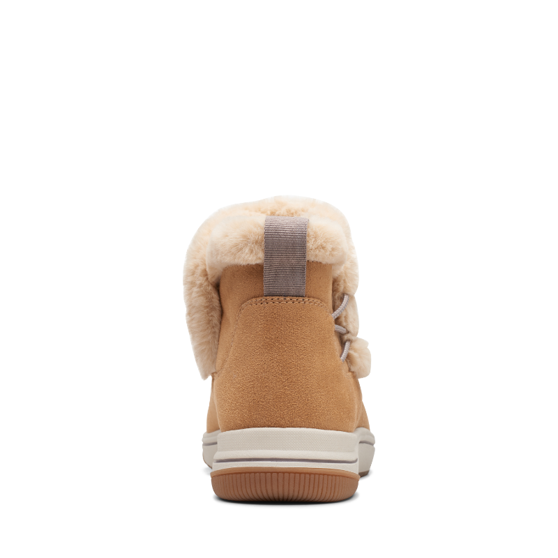 Women’s Clarks Breeze Fur – Tan