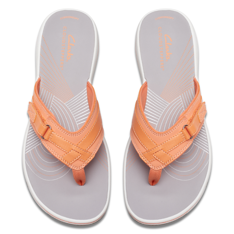 Women's Clarks Breeze Sea - Tangerine/Pop