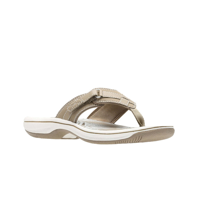 Women's Clarks Breeze Sea - Taupe Synthetic