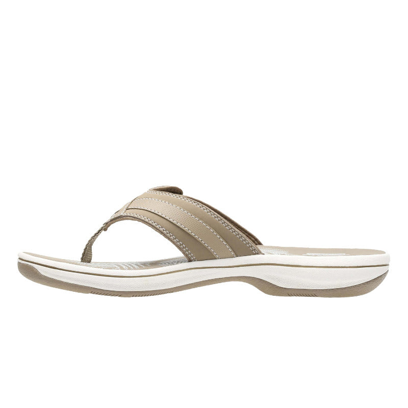 Women's Clarks Breeze Sea - Taupe Synthetic