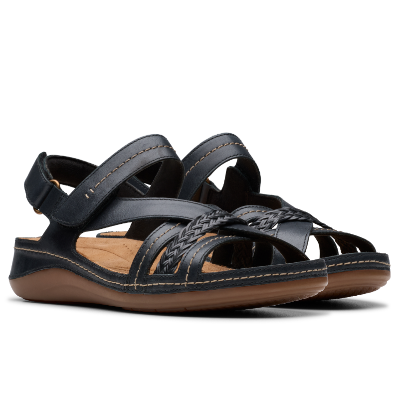 Women's Clark Cecily Strap - Black Combination