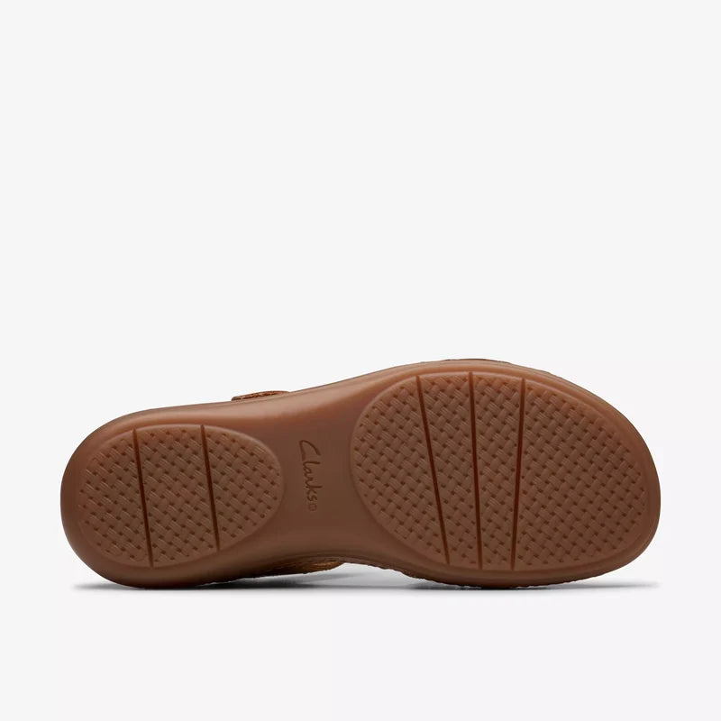 Women's Clark Cecily Strap - Tan Combination