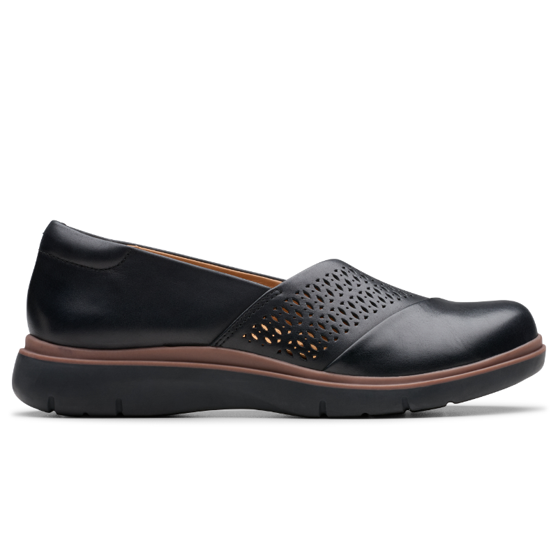 Women's Clarks Certina Edge - Black Leather