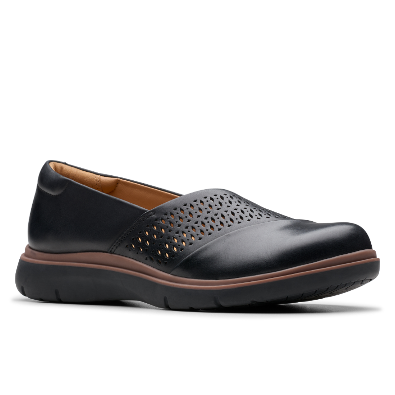 Women's Clarks Certina Edge - Black Leather