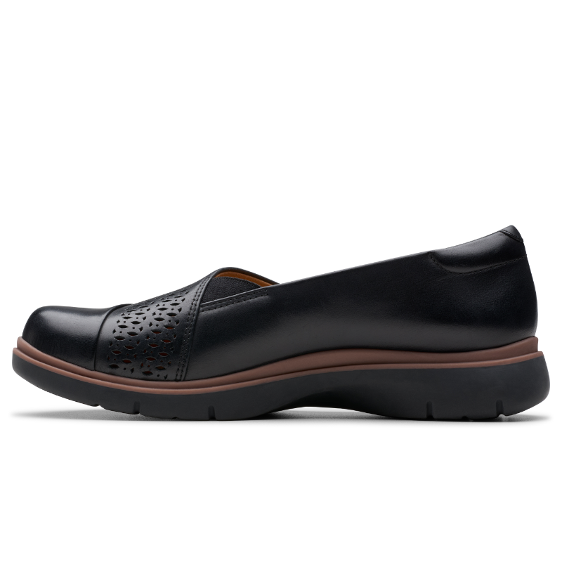 Women's Clarks Certina Edge - Black Leather