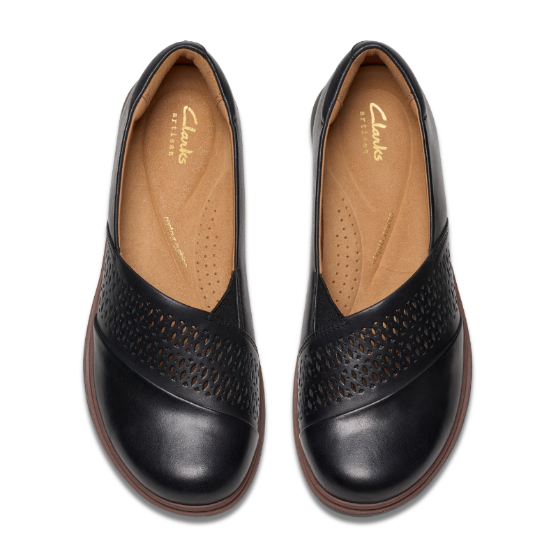 Women's Clarks Certina Edge - Black Leather