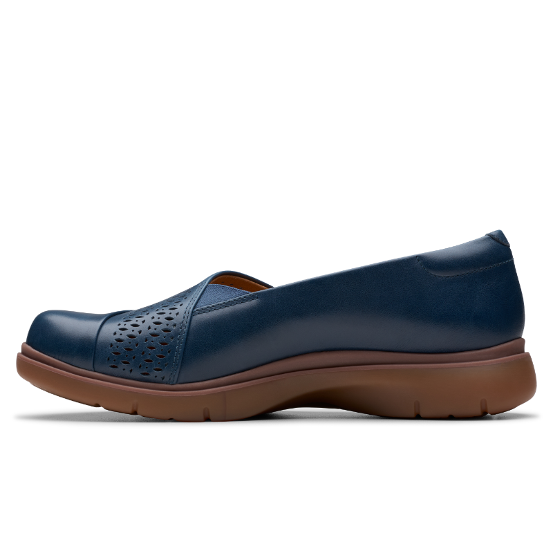 Women's Clarks Certina Edge - Navy Leather