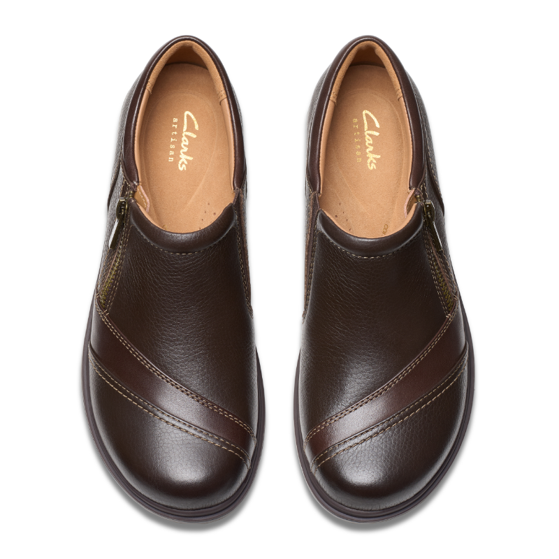 Women’s Clarks Certina Pure – Dark Brown Leather
