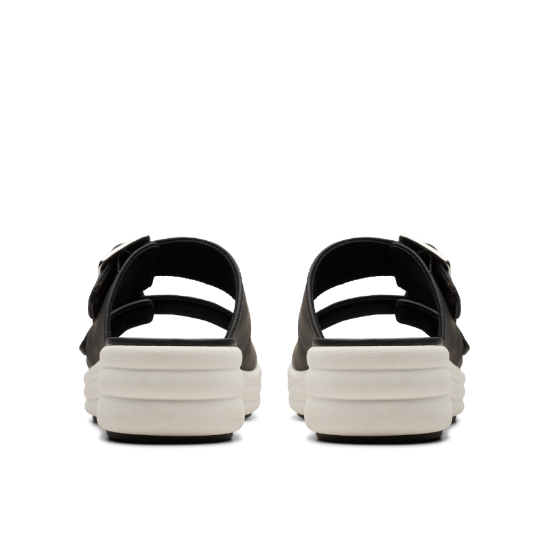 Women's Clarks Drift Buckle - Black Snake