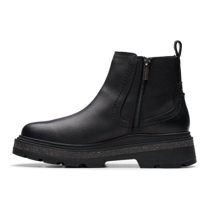 Women’s Clarks Hencroft Step Waterproof – Black Leather