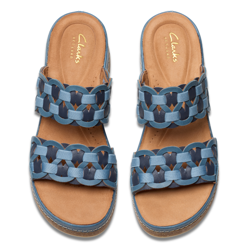 Women's Clarks Kassanda Mule - Blue Combination