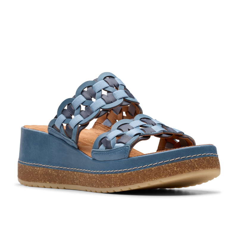 Women's Clarks Kassanda Mule - Blue Combination