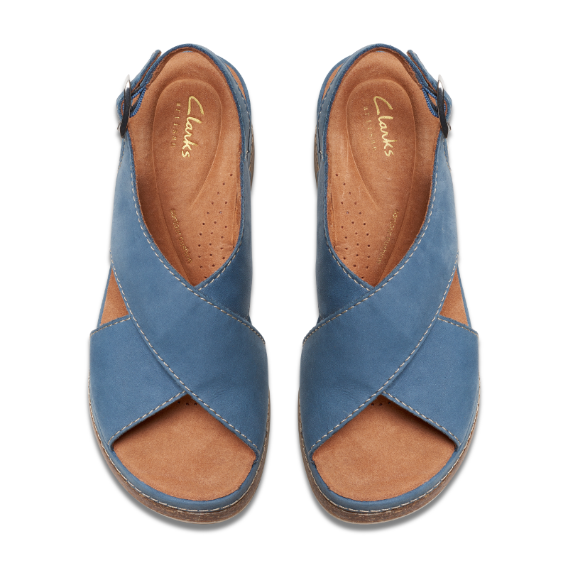 Women’s Clarks Kassanda Step – Blue Nubuck