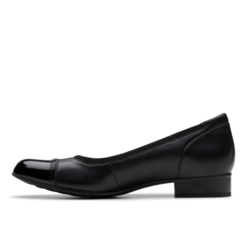 Women's Clarks Krystine May - Black Leather