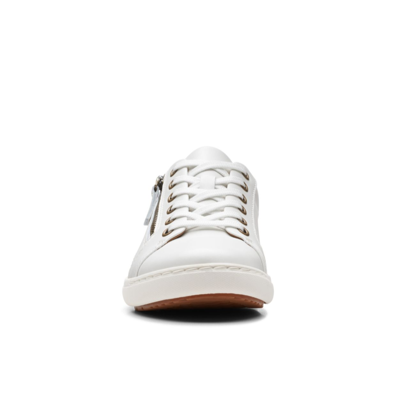 Women's Clarks Nalle Lace - White Leather