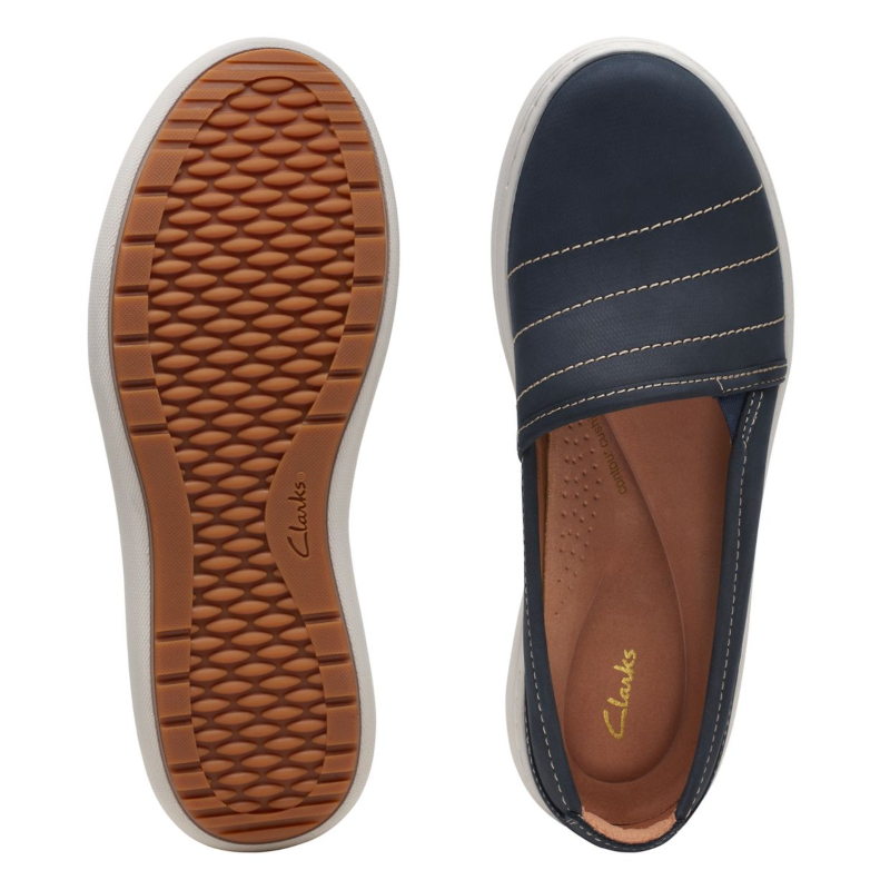 Women’s Clarks Nalle Violet Loafer – Navy Leather
