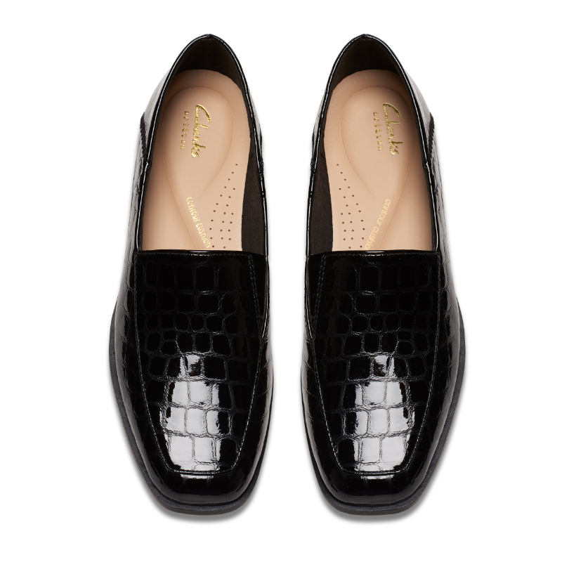 Women’s Clarks Sarafyna Freva – Black Interest